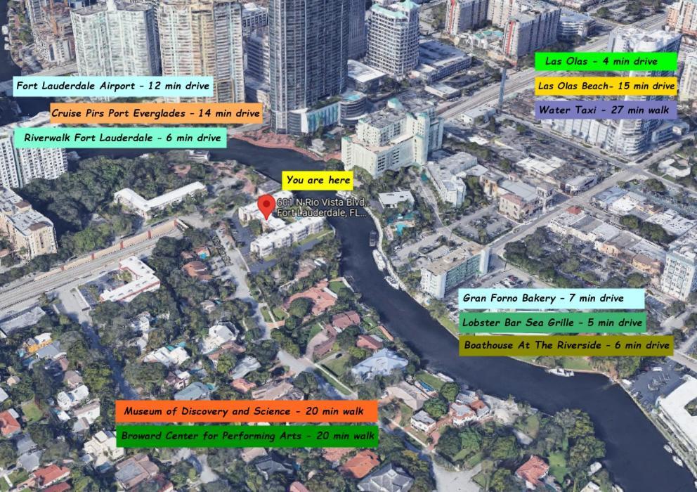 Designer River View Apartments Fort Lauderdale Luaran gambar